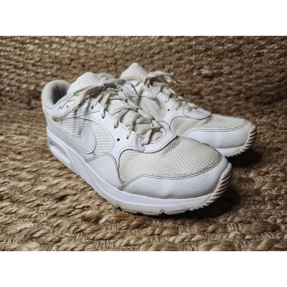 Nike Air Max SC CW4554-101 Sneaker Women US 10 White Leather Running Shoes - Picture 3 of 8